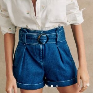 Sezane Rome Short in Denim